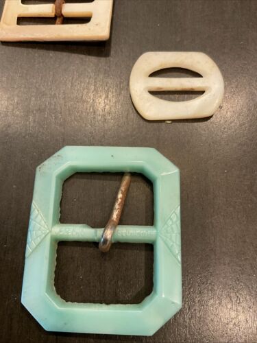 Lot of Czech Belt Buckles/Scarf Slide 44 DX - Picture 2 of 4