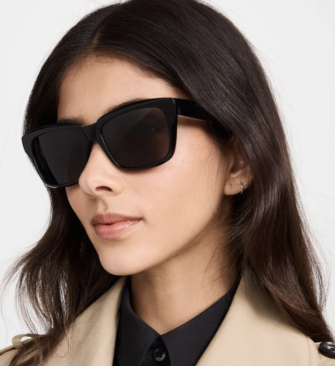 NEW Balenciaga BB0346S-001 Black Sunglasses | eBay