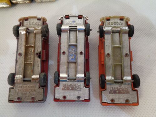 6x Vintage Husky toys Diecast Ford Camper Guy Warrior Bedford TK 7t - Picture 8 of 9