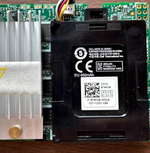 Dell PERC TY8F9 H710p Mini Mono RAID Controller with Battery Tested - Picture 2 of 2
