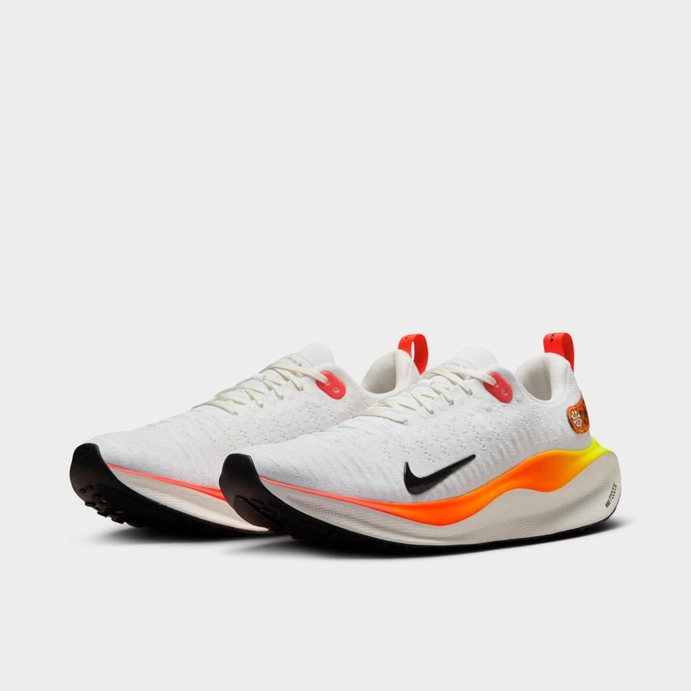 Nike ReactX Infinity Run 4 White Black Orange Men's Size 12 Running Shoes HF4916 100