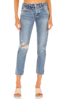 Moussy Vintage NWT Madisonville Mid Rise Tapered Jeans Size 27 NEW