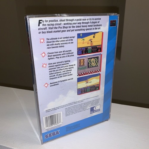 Funda original usada Racing Aces (CD de Sega, 1993) - Imagen 2 de 7