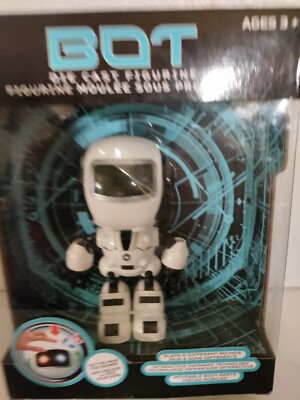 2018 Die Cast Figurine ~ Bot ~ White ~ Brand New In The Package ~ Sealed