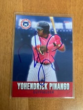 Yohendrick Pinango Signed 2022 South Bend Cubs Team Set Auto Rc Chicago Cubs #25