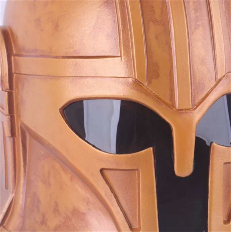 Star Wars Mandalorian The Armorer Cosplay Full Head Helmet PVC Halloween Prop - Image 4 of 4