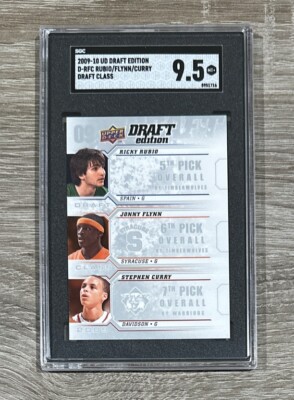 貴重美品 Stephen Curry Rubio RC 09 UD Draft STEPHEN CURRY RICKY RUBIO FLYNN 2009-10 UD Draft Edition D