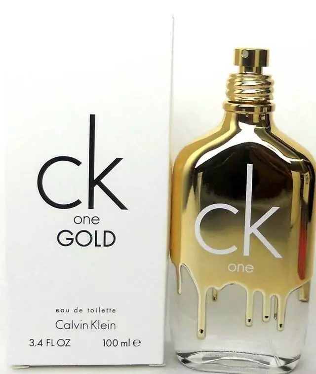 Ck One Gold Eau De Toilette Spray for Unisex by Calvin Klein 3.3oz