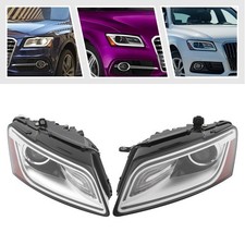 HID Xenon Left+Right Side Headlight Non-AFS for 2013-2017 Audi Q5 Headlight Lamp