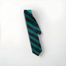Vintage Strawbridge And Clothier  Spruced Green Tie