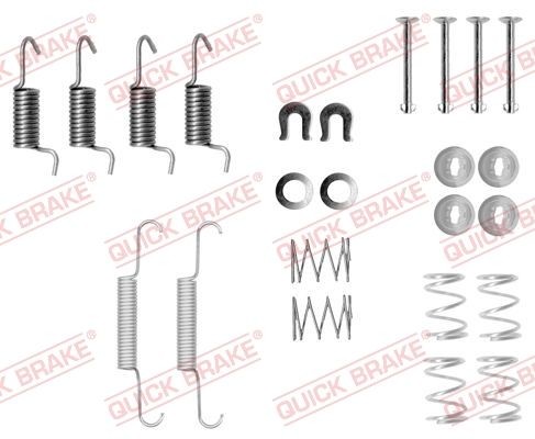 Quick Brake ZubehöRsatz, Feststellbremsbacken Hinten FüR Chrysler Maybach-image