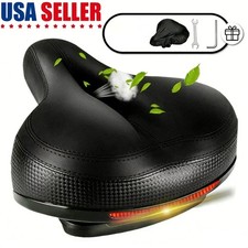 Universal Comfortable Bike Seat Wide Bicycle Saddle Memory Foam Padded Cushion