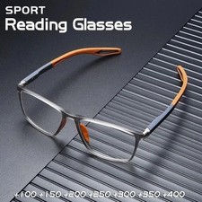 TR90 Reading Glasses Anti Blue Light Spring Hinges Men 1.00 to 4.00