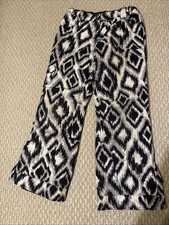 Black and White Obermeyer Kids Ski Snow Pants Size M 10-12 