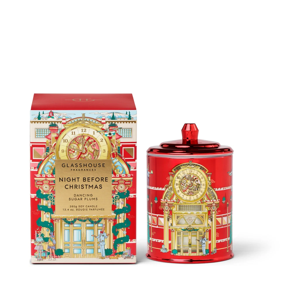 Glasshouse Night Before Christmas 380g Scented Candle– Festive Holiday Fragrance