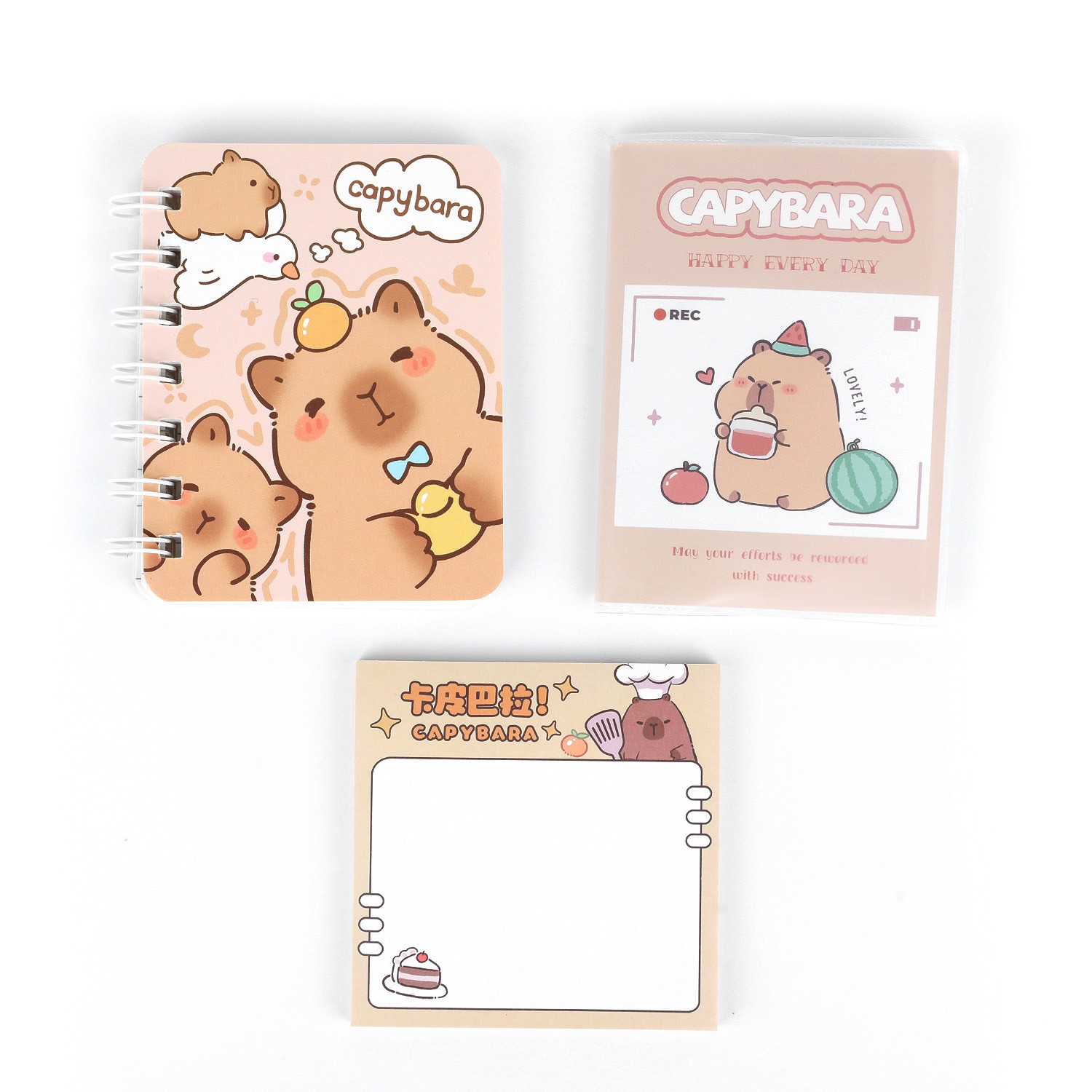 Capybara Stationery SetCute Capybara School Supplies Kawaii Stationery Christmas