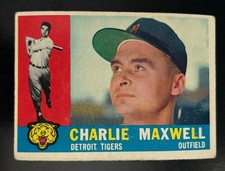 1960 Topps #443 Charlie Maxwell OF - Detroit Tigers