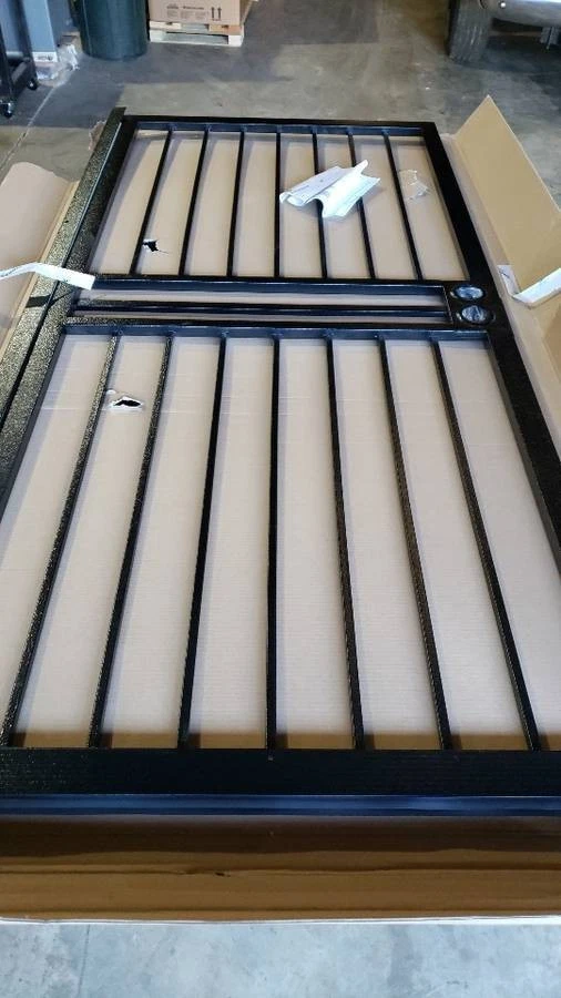 Suporte de superfície preto 36" x 80" Guardian aço oscilante segurança (31R) - Imagem 2 de 4