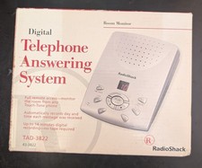 Radio Shack Digital Answering Machine System w/ Box TAD-3822