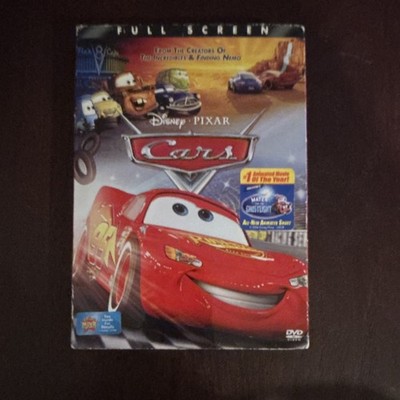 Disney Pixar Cars Full Screen DVD Bonus Features Owen Wilson Paul Newman OFFER $