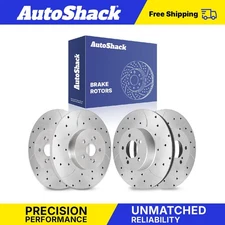 Front Rear Drilled Slotted Brake Rotors for Toyota Prius Lexus CT200h 1.8L