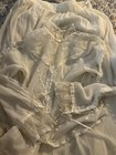 1970s David Fielden Silk Wedding Dress 2 Piece Excellent Condition Size 8
