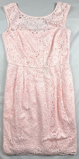 White House Black Market Pink Floral Lace Cocktail Dress NWT 170