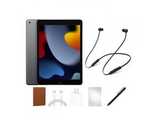 Apple Ipad 10.2 Inch Screen, 9th Gen, Silver, 64GB, Wi-Fi Only, Bundle. Bundle i