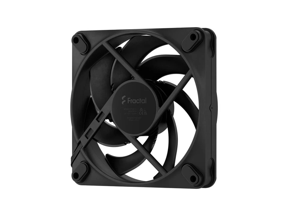 Fractal Design Momentum 12 PWM Black 120 mm FDB (Fluid Dynamic Bearing) PC Case - Image 2 of 4