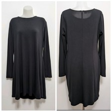 Little Black Dress XL Stretch Swing Long Sleeve (42X35) By Dalia