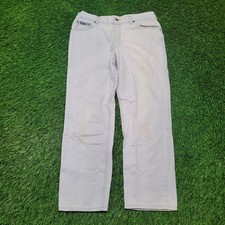 VTG 90s Lee Jeans Mens 34x28 Straight Leg Mid Rise Zipper Pockets Relaxed Fit