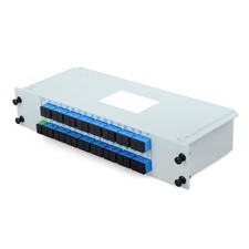 ABS Rack Mount PLC Splitter Optic Fiber Cassette SC UPC APC 1x32 FTTH 4G Network