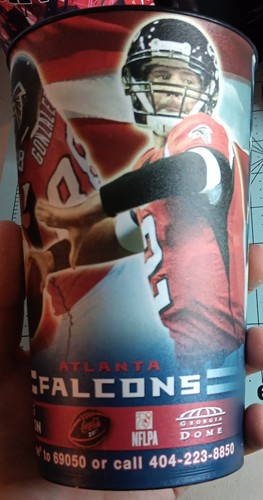LOT of 7 Atlanta Falcons Souvenir Cups Georgia Dome - GOOD SHAPE - Picture 8 of 20