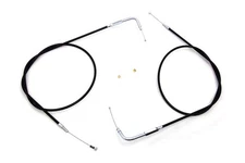 46.25 inch Throttle and Idle Cable Set fits Harley Davidson