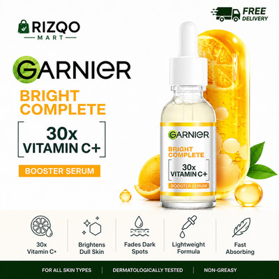 Garnier Bright Complete VITAMIN C 30X Booster Face Serum 30ML