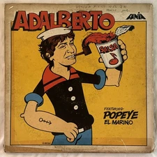 ADALBERTO SANTIAGO Featuring: POPEYE EL MARINO LATIN LP FANIA SALSA  NESTOR EX