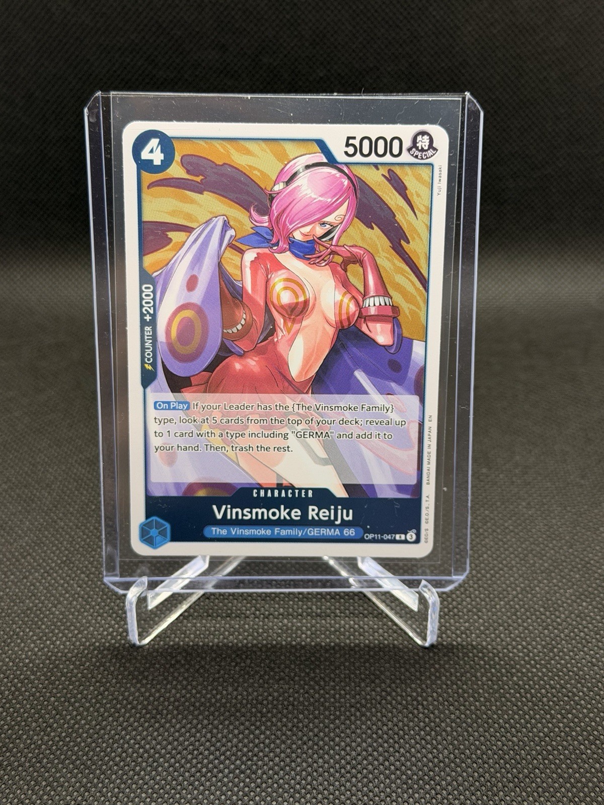 Vinsmoke Reiju OP11-047 R a Fist of Divine Speed One Piece Card Game