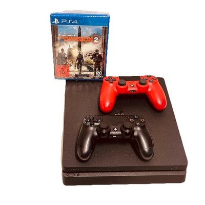 Sony PlayStation 4 PS4 Slim 500GB Konsole CUH-2216A + 2x Controller - Sehr Gut