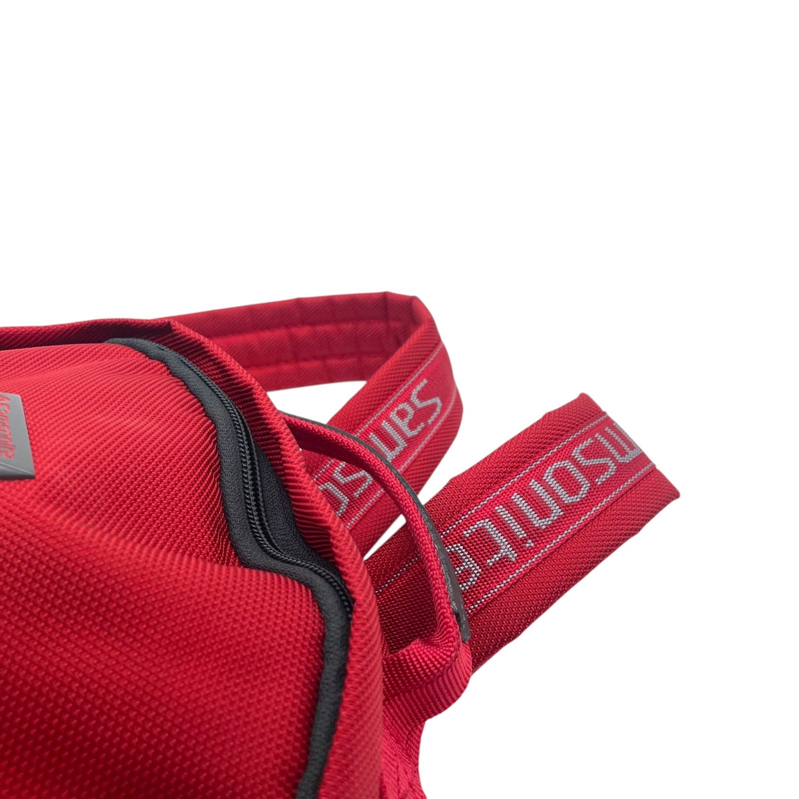 Authentic Samsonite Red Nylon Backpack Multi Pock… - image 13