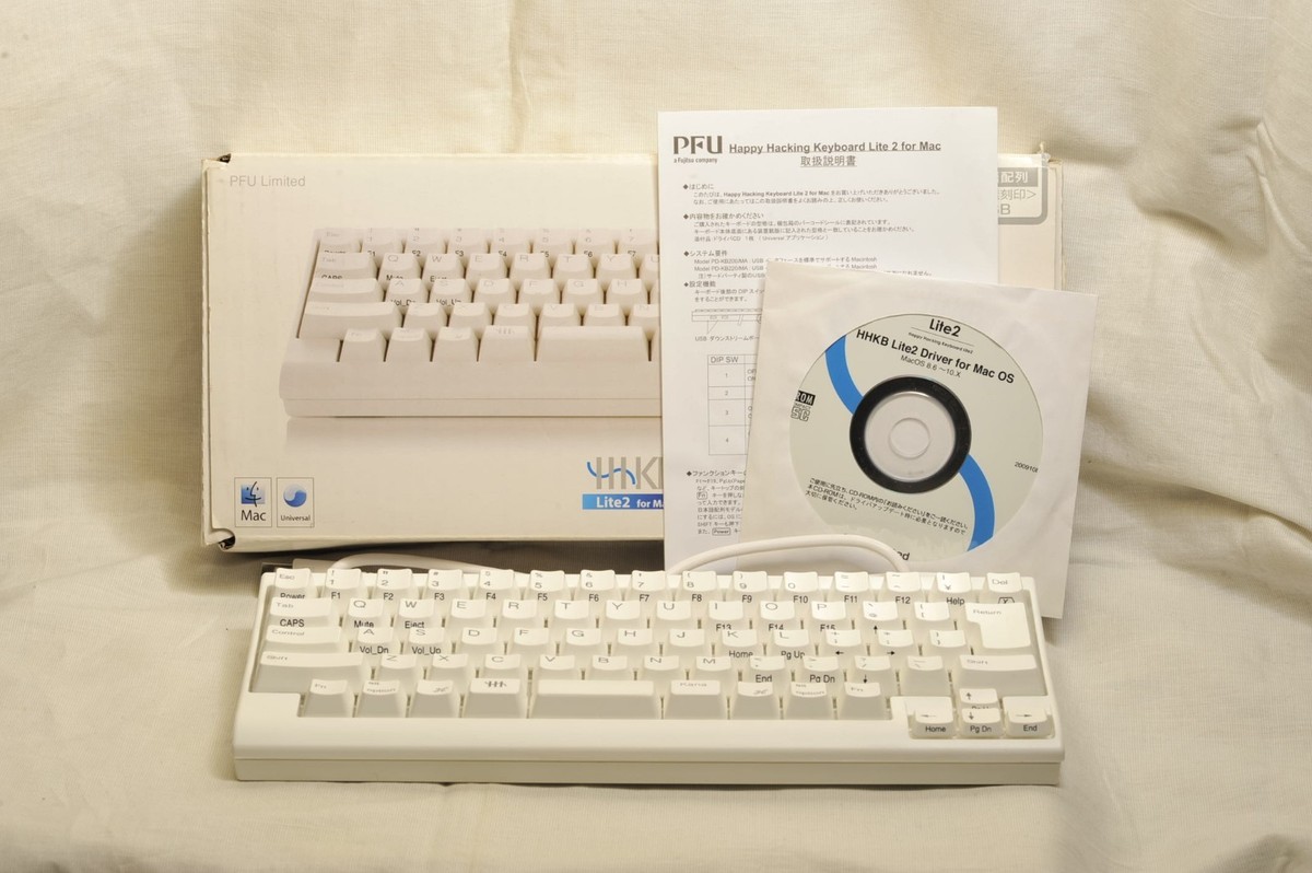 HHKB Lite 2 for Mac Wired USB Keyboard PD-KB220MA Tested *Mint* w