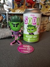 Figura Vinilo Funko Soda Beast Boy DC Teen Titans Go Común 1/6.250