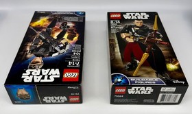LEGO 75119 & 75524 - Jyn Erso & Chirrut Imwe - Buildable Figs - NIB - See Pics!
