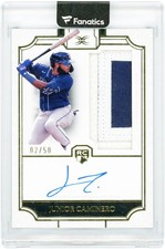 Junior Caminero Rays Signed 2024 Topps Definitive #DRPC-JCA #2/50 Rookie Card