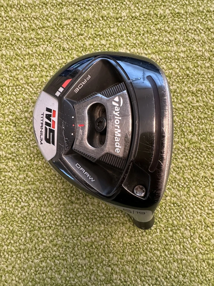 TAYLORMADE M5 TITANIUM 19° 5 WOOD HEAD ONLY w/ Headcover - Image 2 of 4