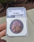 1889 $1 Morgan Silver Dollar PCI MS-65+ Monster Toned Obverse Coin