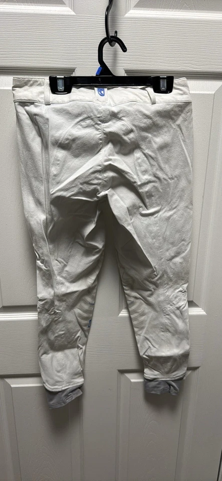 Symphony By Tredstep White Riding Breeches, Size 28, Kneepatch - Image 2 of 2