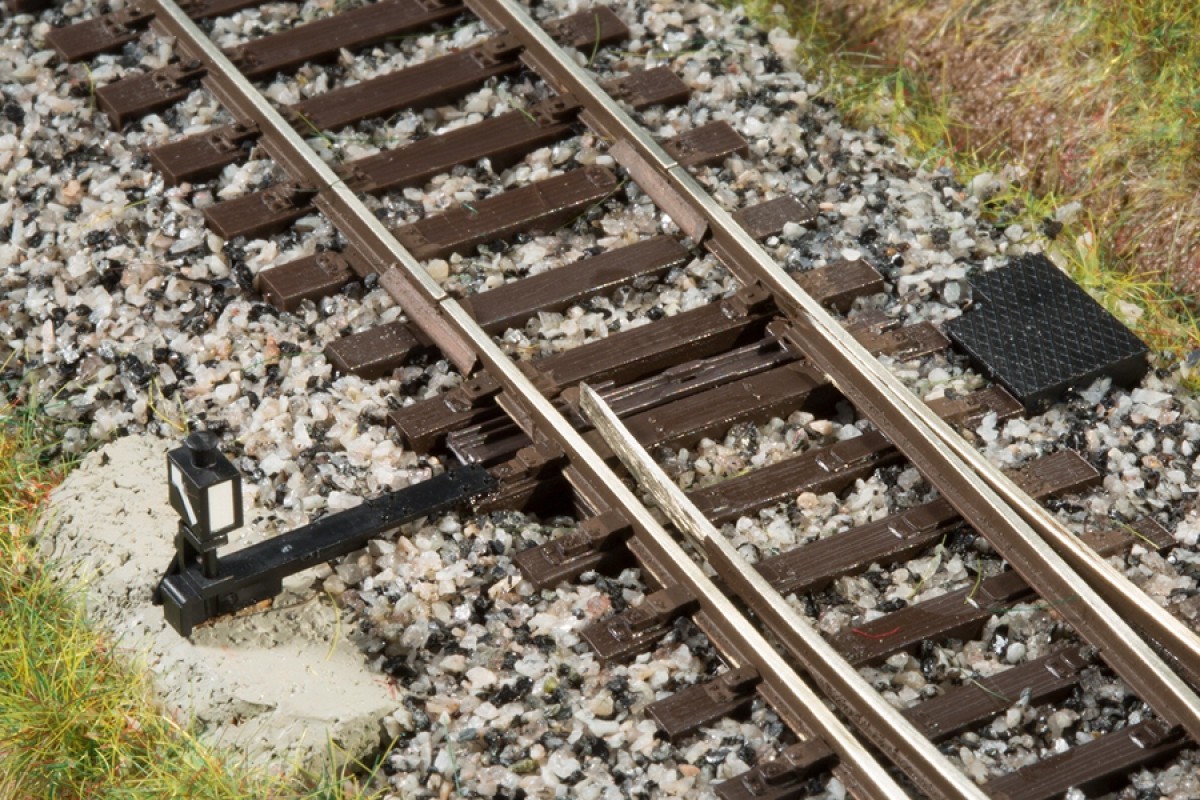 Auhagen 41618 Spur H0 - 6 Weichenlaternenattrappen NEU und OVP