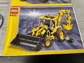 LEGO Technic 8455 Back hoe Loader Pneumatic Working Condition with Original Box