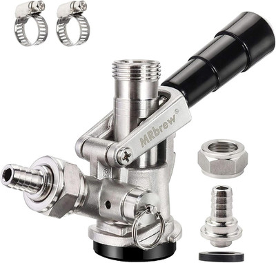All 304 Stainless Steel Keg Coupler, Commercial Sankey Kegerator D System Keg Ta