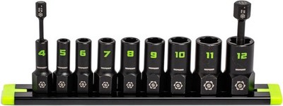 GRIPEDGE Tools | 9-PC - 1/4'' Drive Metric RPT Socket Extractor Set One Size 